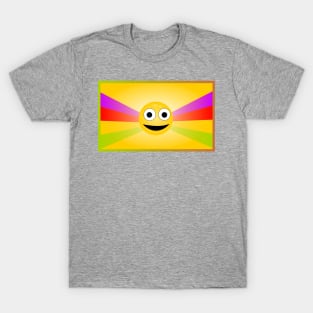 funny design smiling face T-Shirt